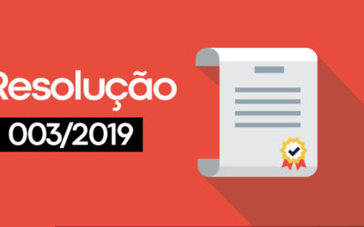 Resolução 003/2019 , de 27 de Julho de 2019